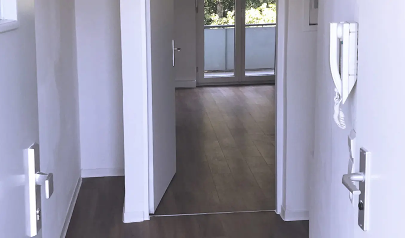 Wohnungssanierung in Karlsruhe: Blick in die Wohnung